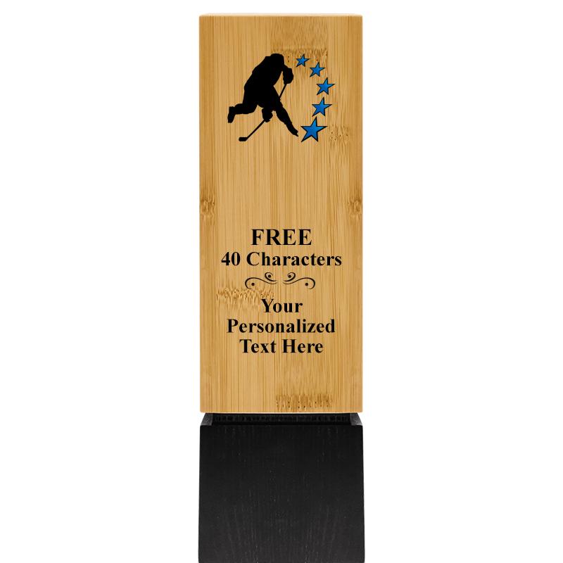 9.5" SUSTAINABLE WOOD TROPHY