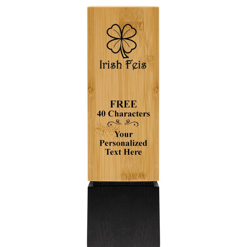 9.5" SUSTAINABLE WOOD TROPHY