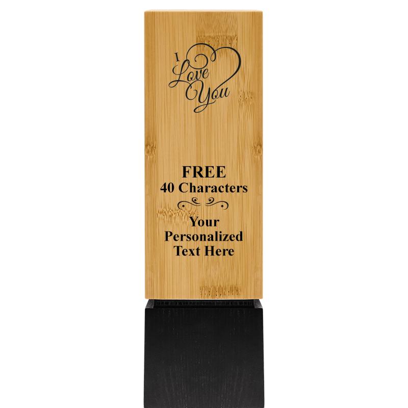 9.5" SUSTAINABLE WOOD TROPHY