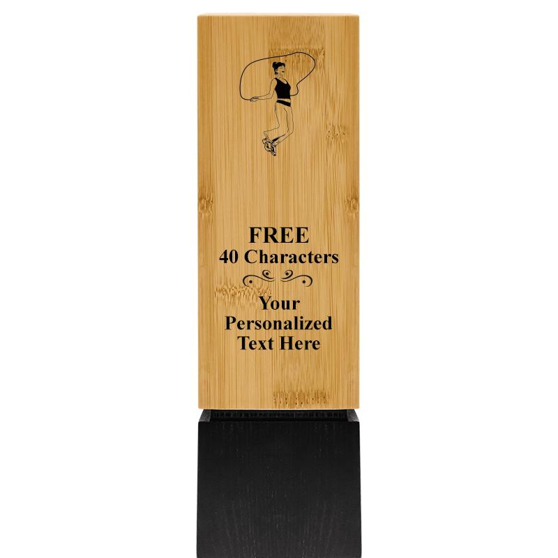 9.5" SUSTAINABLE WOOD TROPHY