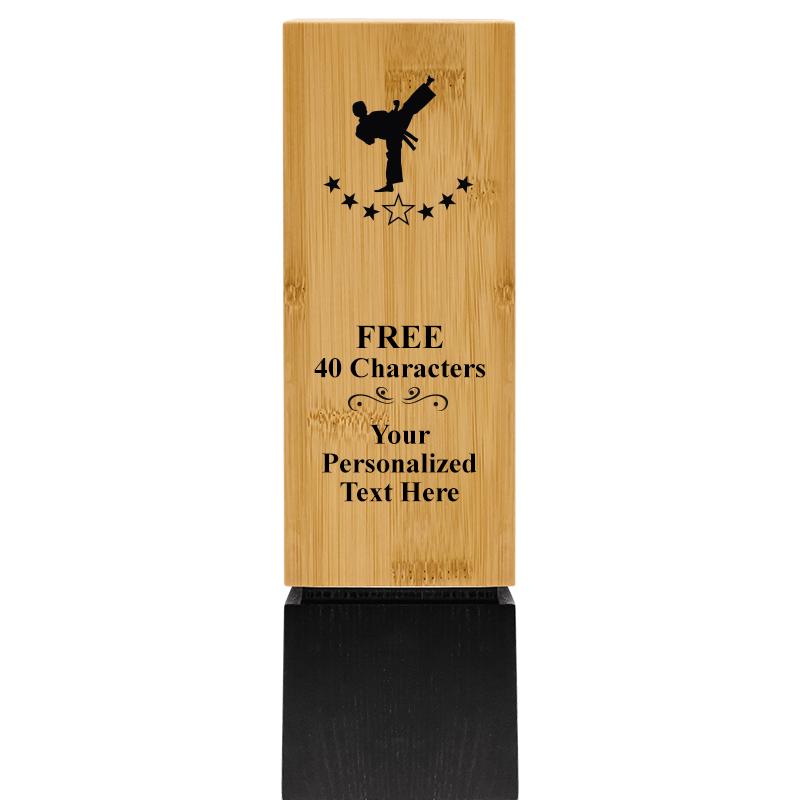 9.5" SUSTAINABLE WOOD TROPHY