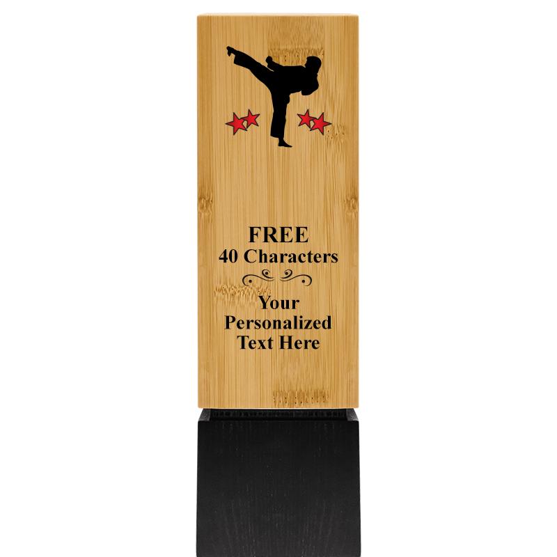 9.5" SUSTAINABLE WOOD TROPHY