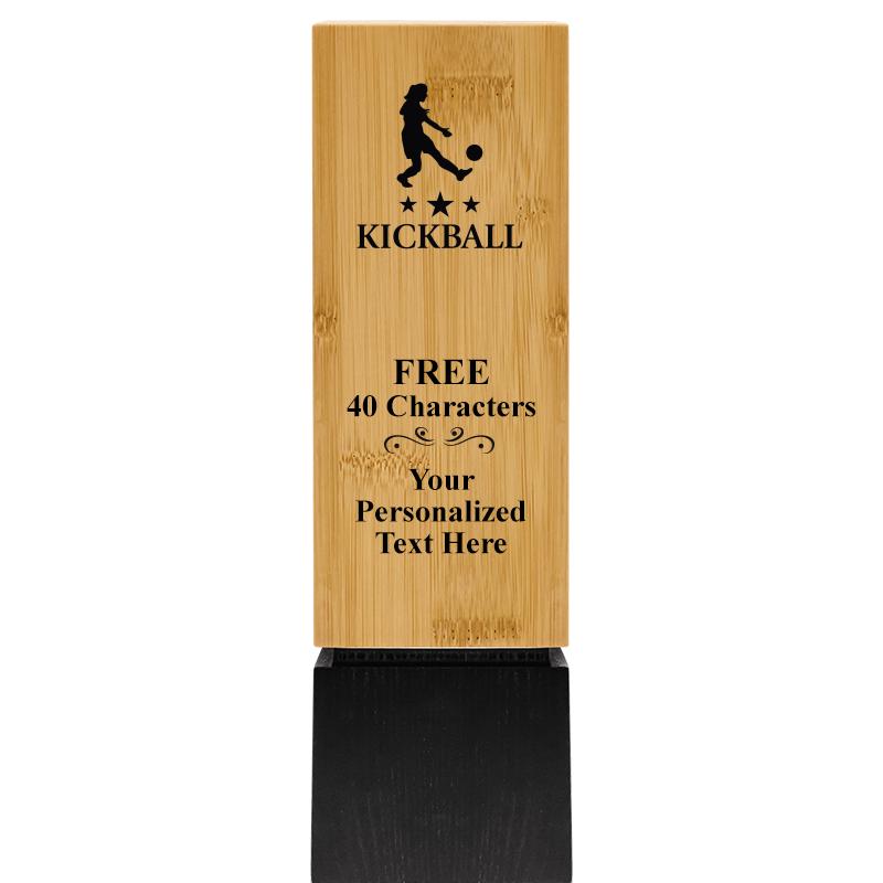 9.5" SUSTAINABLE WOOD TROPHY