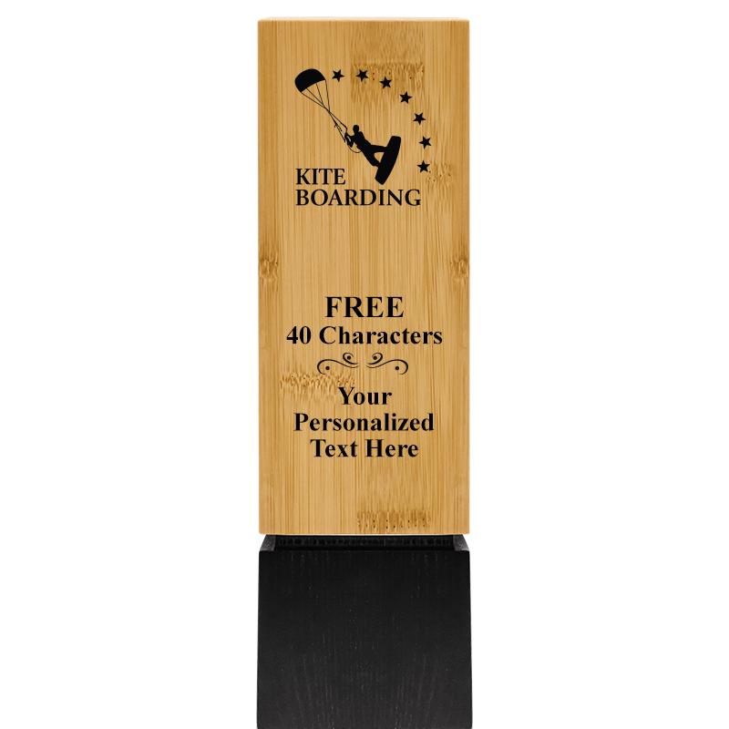9.5" SUSTAINABLE WOOD TROPHY