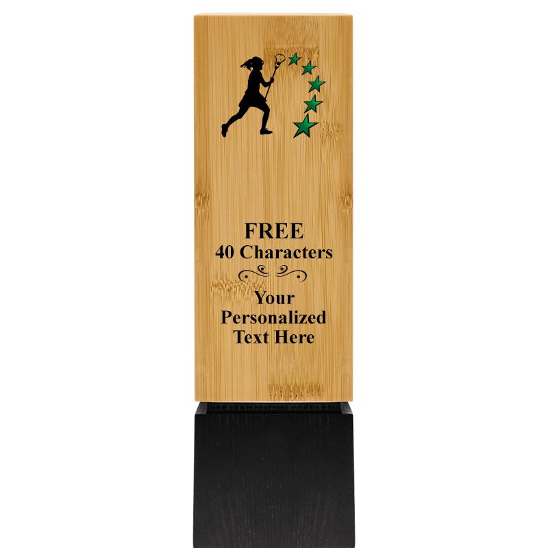 9.5" SUSTAINABLE WOOD TROPHY