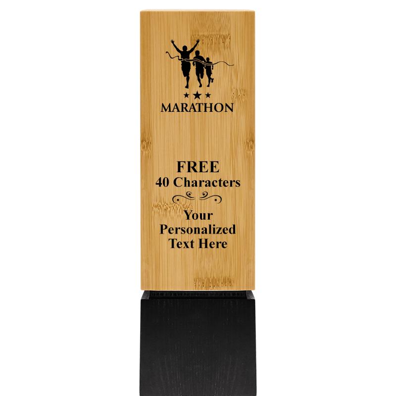 9.5" SUSTAINABLE WOOD TROPHY