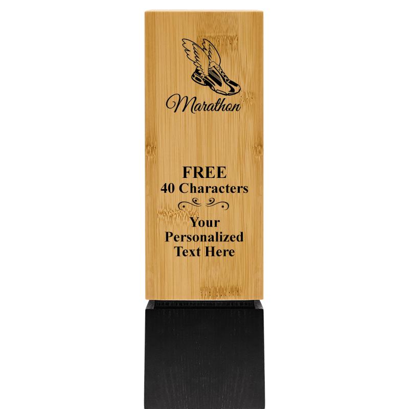 9.5" SUSTAINABLE WOOD TROPHY