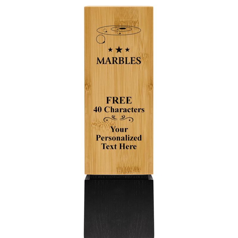 9.5" SUSTAINABLE WOOD TROPHY