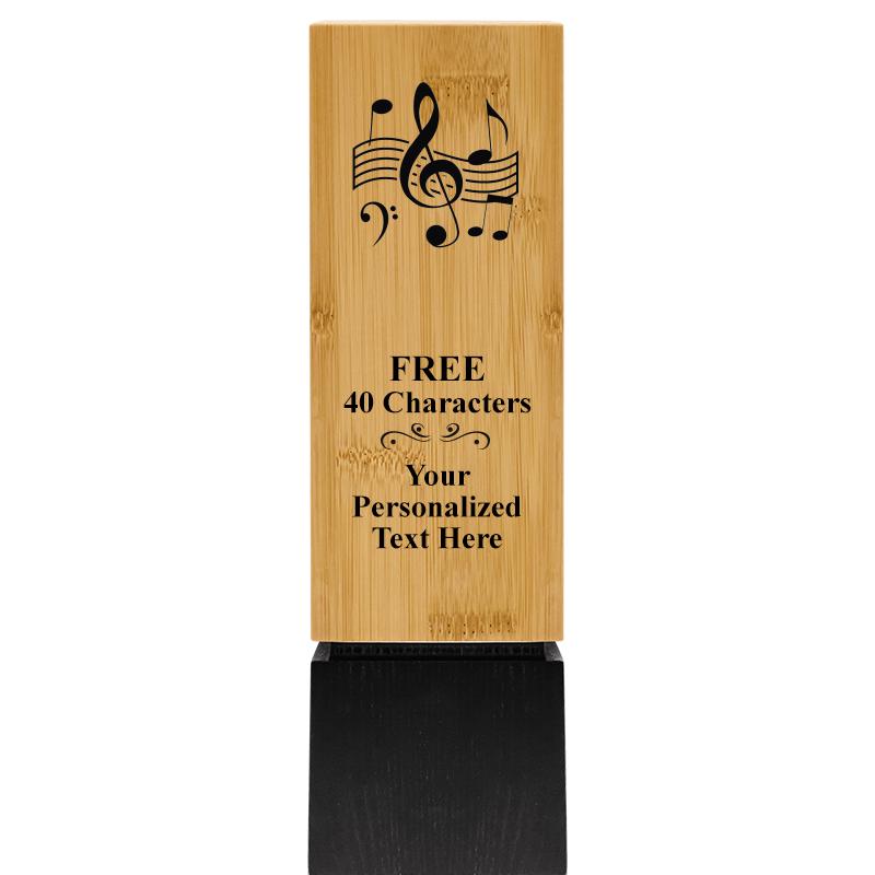 9.5" SUSTAINABLE WOOD TROPHY