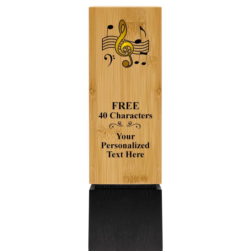 9.5" SUSTAINABLE WOOD TROPHY