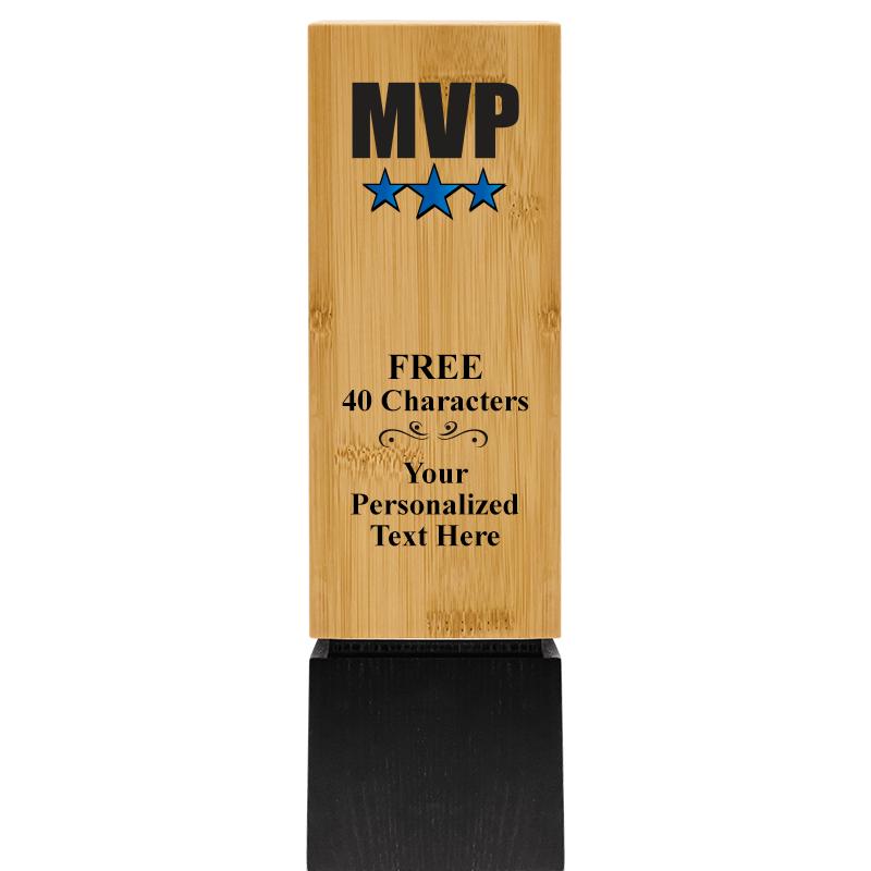 9.5" SUSTAINABLE WOOD TROPHY