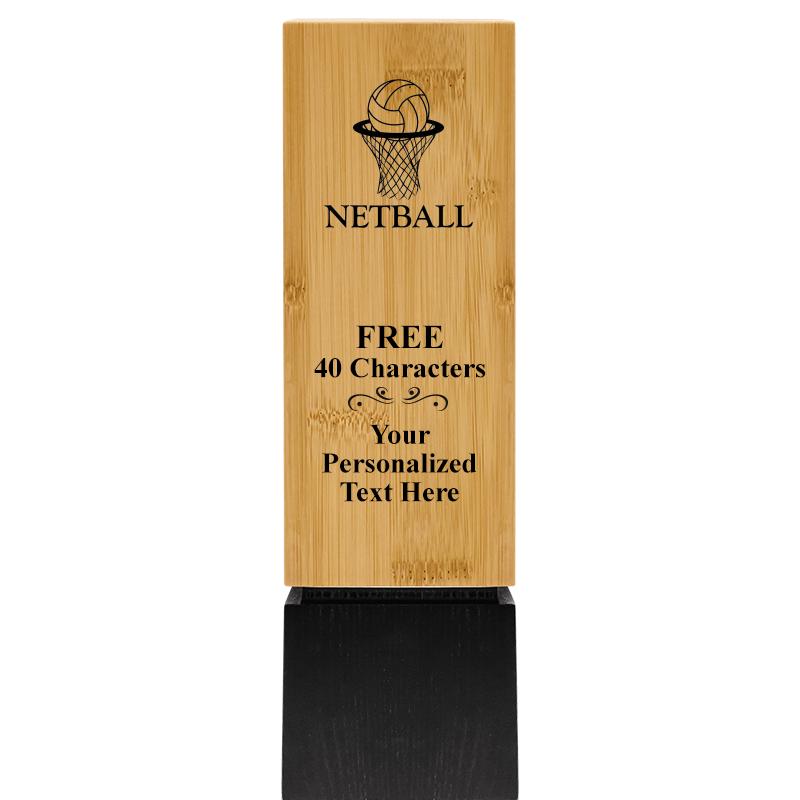 9.5" SUSTAINABLE WOOD TROPHY