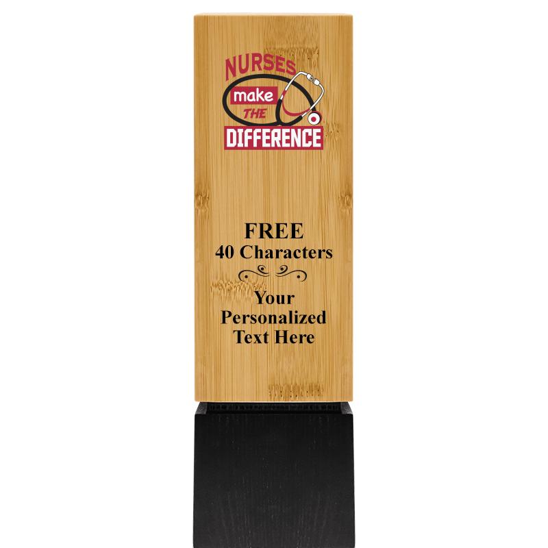 9.5" SUSTAINABLE WOOD TROPHY