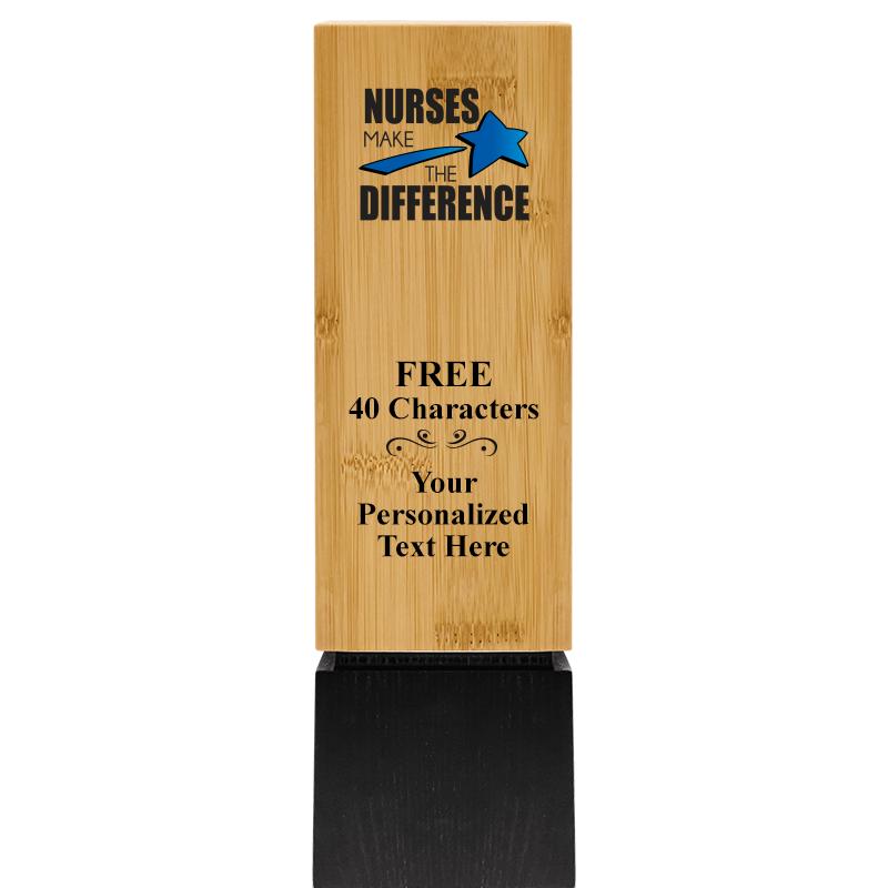 9.5" SUSTAINABLE WOOD TROPHY