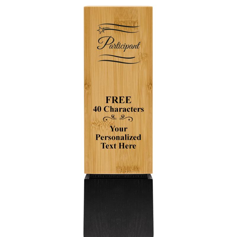 9.5" SUSTAINABLE WOOD TROPHY