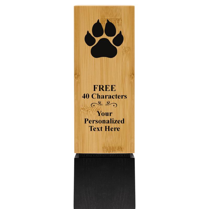 9.5" SUSTAINABLE WOOD TROPHY