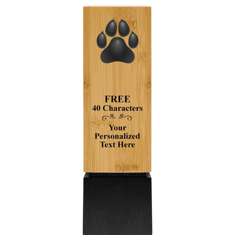 9.5" SUSTAINABLE WOOD TROPHY