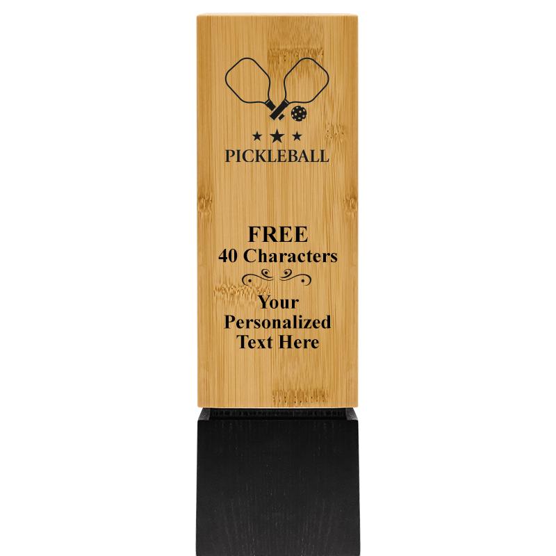 9.5" SUSTAINABLE WOOD TROPHY