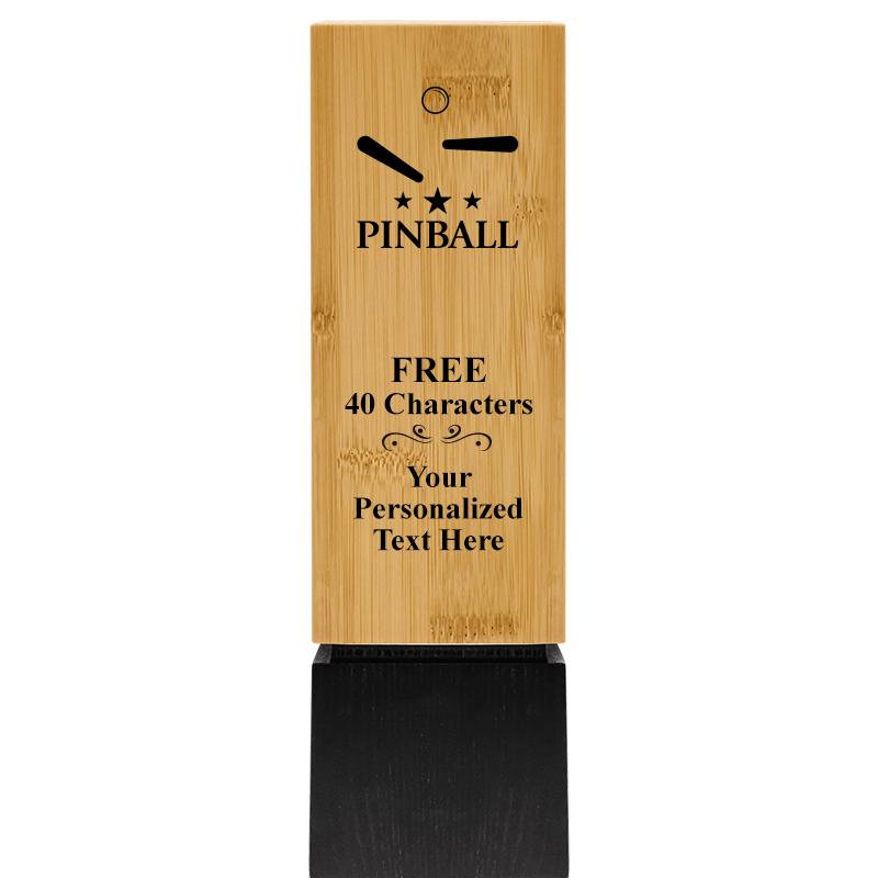 9.5" SUSTAINABLE WOOD TROPHY