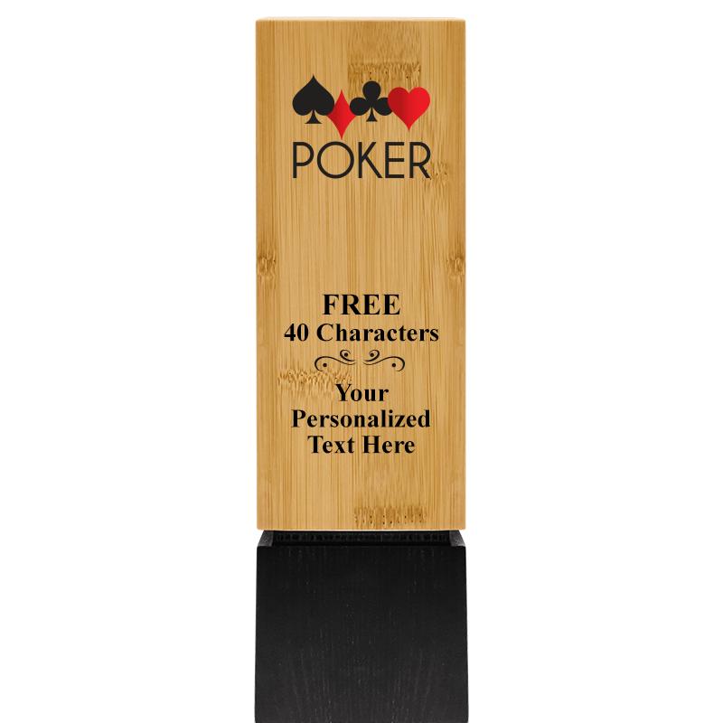 9.5" SUSTAINABLE WOOD TROPHY