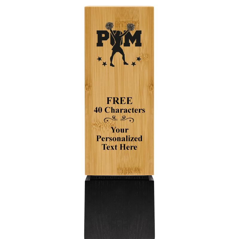 9.5" SUSTAINABLE WOOD TROPHY