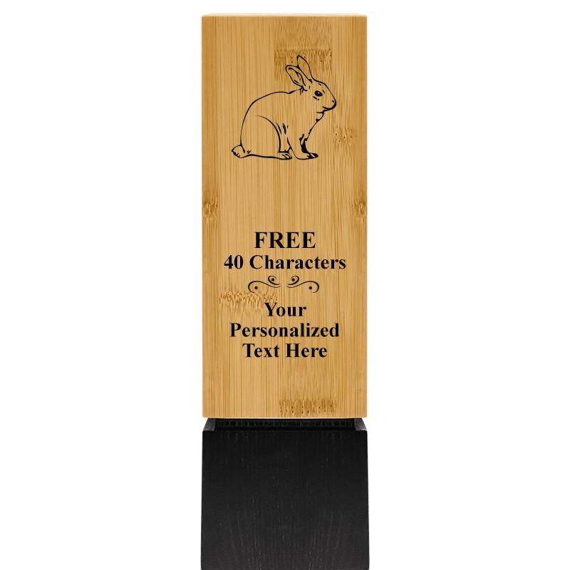 9.5" SUSTAINABLE WOOD TROPHY