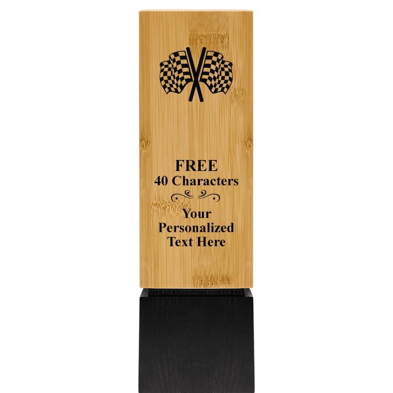 9.5" SUSTAINABLE WOOD TROPHY