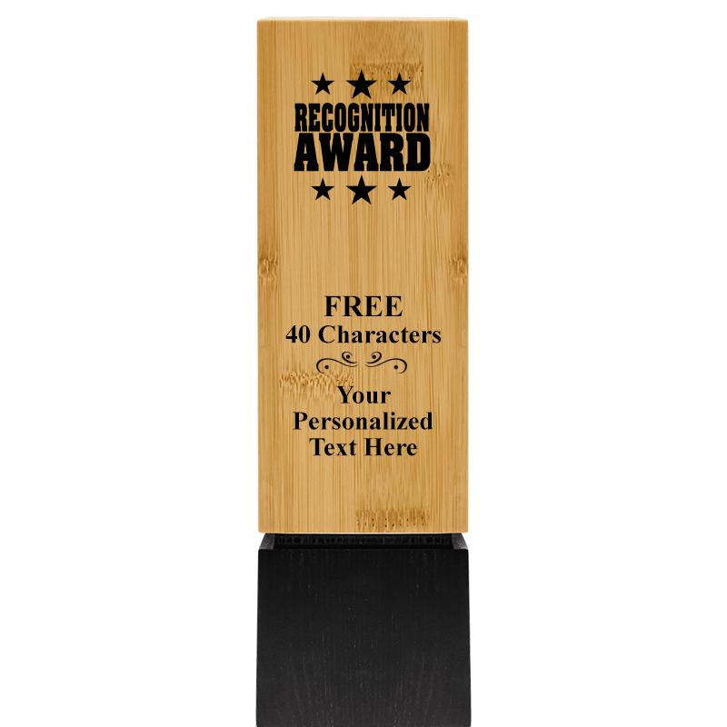 9.5" SUSTAINABLE WOOD TROPHY