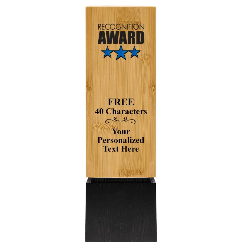 9.5" SUSTAINABLE WOOD TROPHY