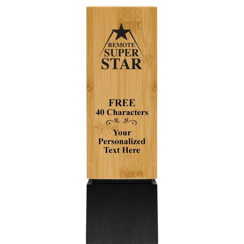 9.5" SUSTAINABLE WOOD TROPHY