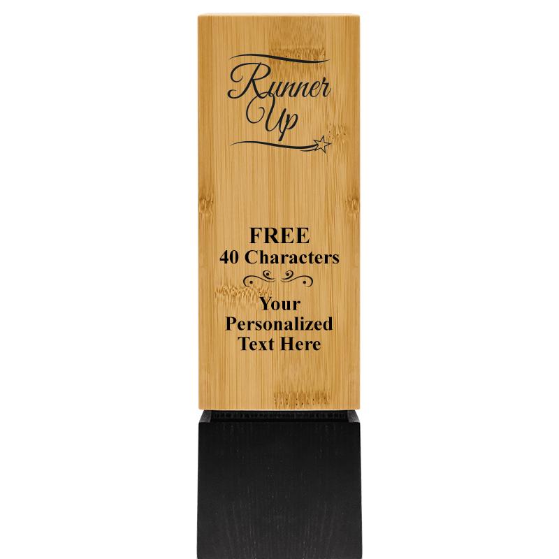 9.5" SUSTAINABLE WOOD TROPHY