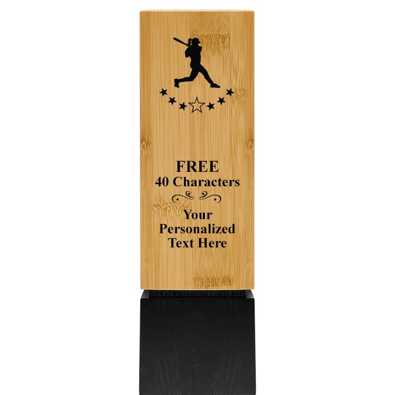 9.5" SUSTAINABLE WOOD TROPHY