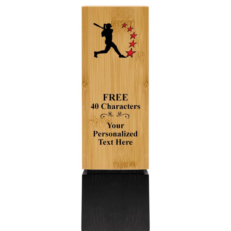 9.5" SUSTAINABLE WOOD TROPHY