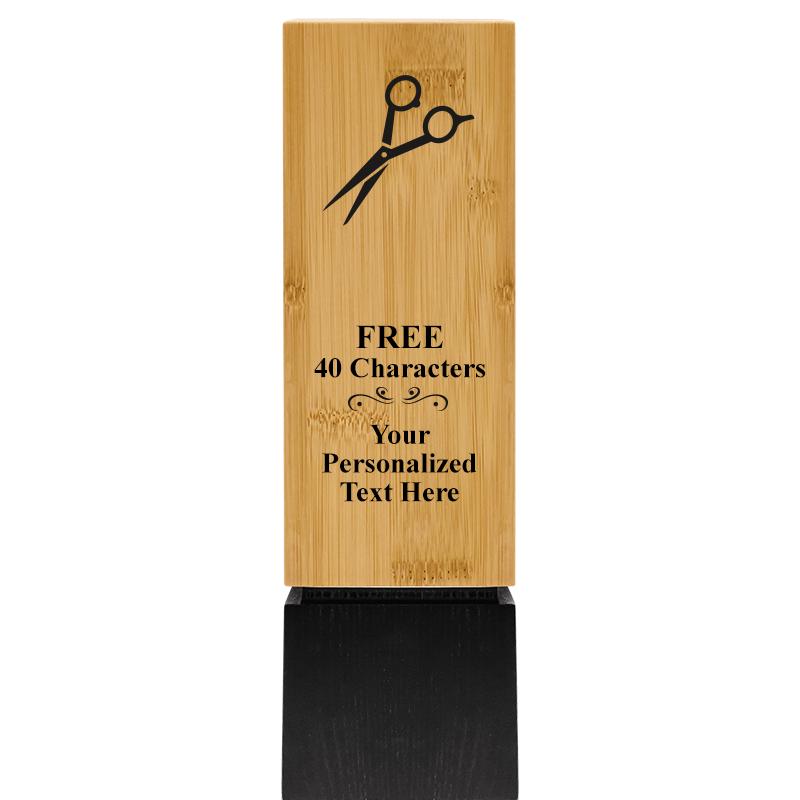 9.5" SUSTAINABLE WOOD TROPHY