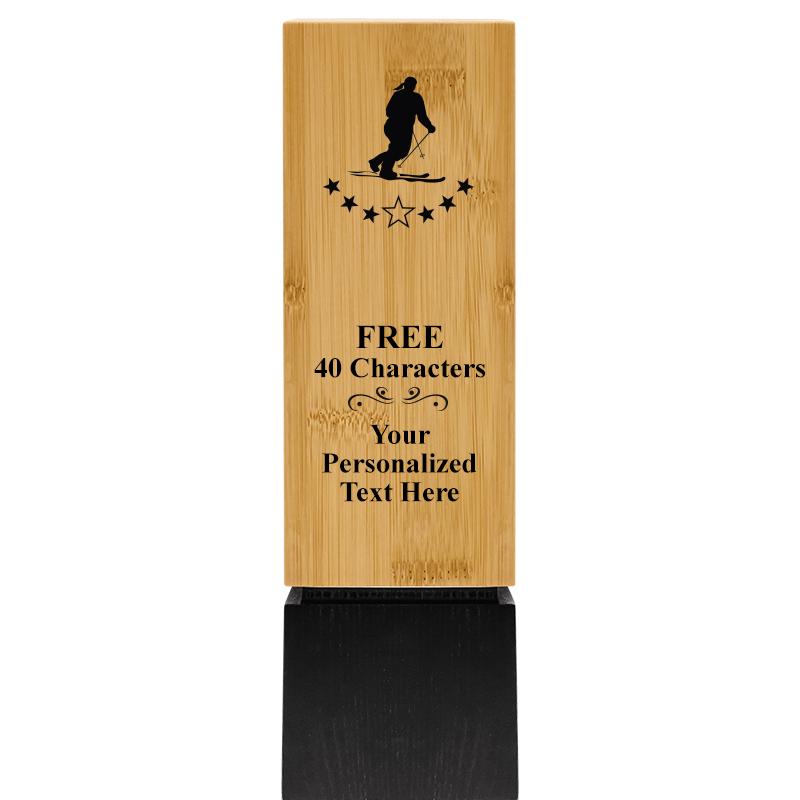 9.5" SUSTAINABLE WOOD TROPHY