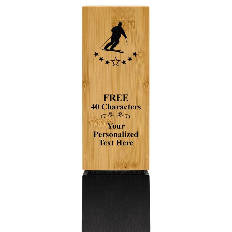 9.5" SUSTAINABLE WOOD TROPHY