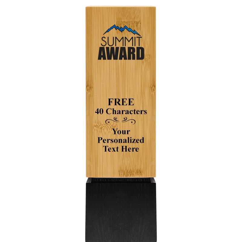 9.5" SUSTAINABLE WOOD TROPHY