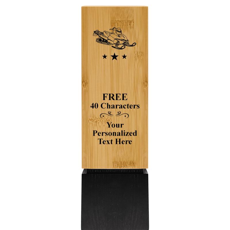 9.5" SUSTAINABLE WOOD TROPHY