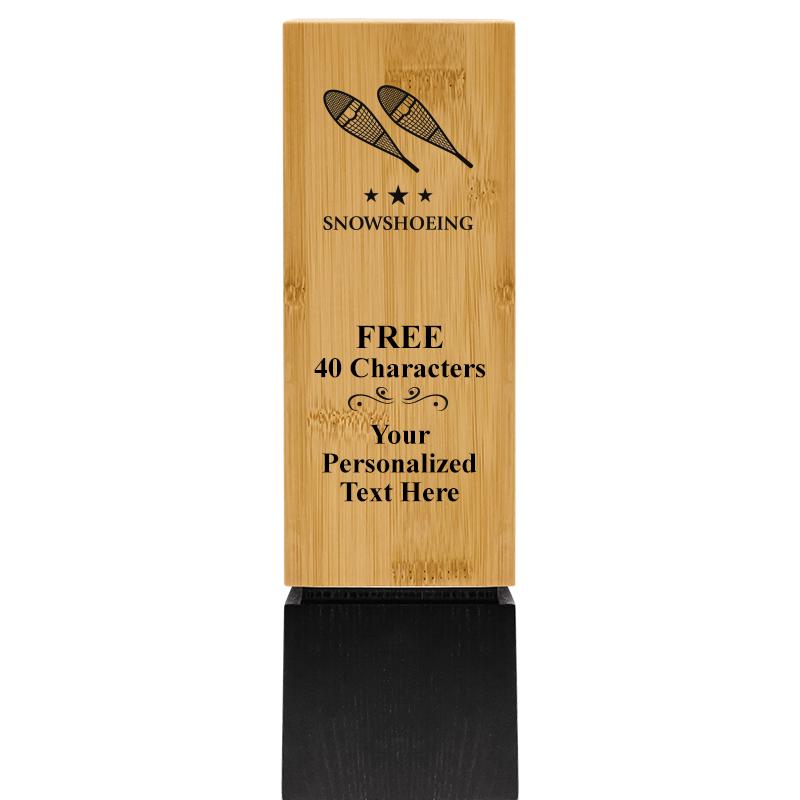 9.5" SUSTAINABLE WOOD TROPHY