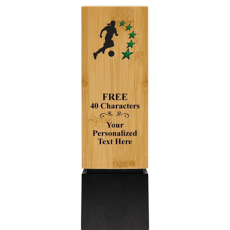 9.5" SUSTAINABLE WOOD TROPHY