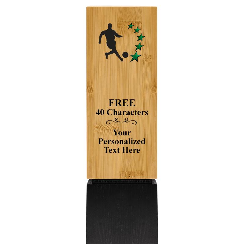 9.5" SUSTAINABLE WOOD TROPHY