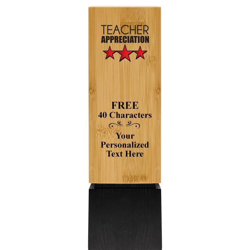 9.5" SUSTAINABLE WOOD TROPHY