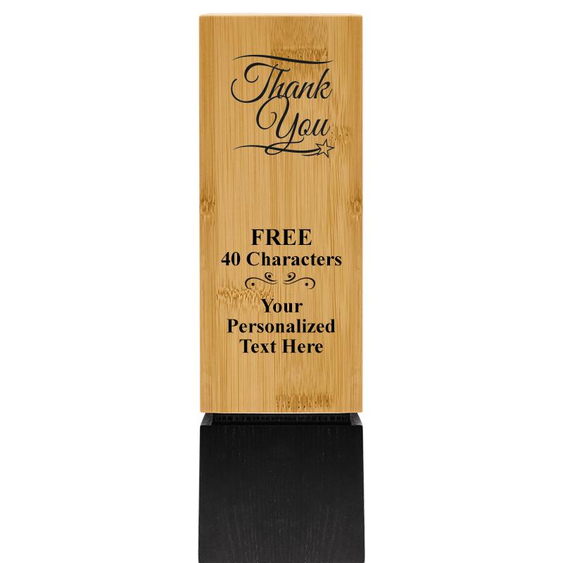 9.5" SUSTAINABLE WOOD TROPHY