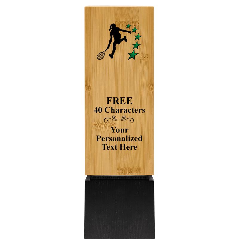 9.5" SUSTAINABLE WOOD TROPHY