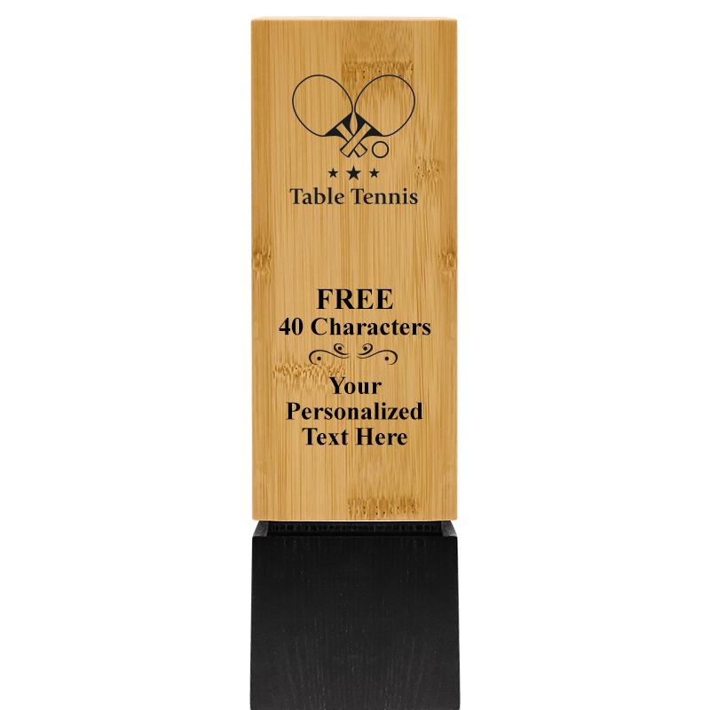 9.5" SUSTAINABLE WOOD TROPHY