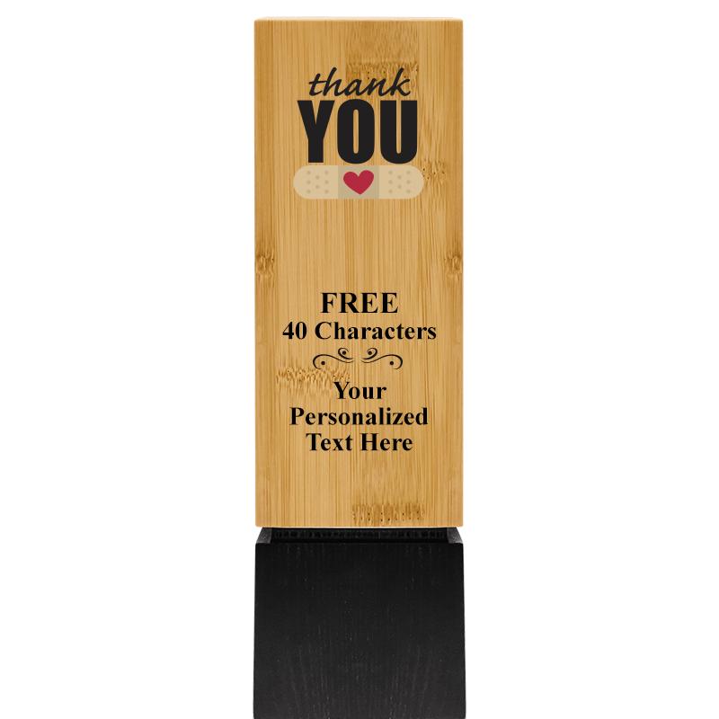 9.5" SUSTAINABLE WOOD TROPHY