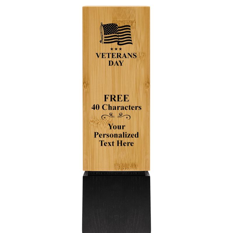 9.5" SUSTAINABLE WOOD TROPHY