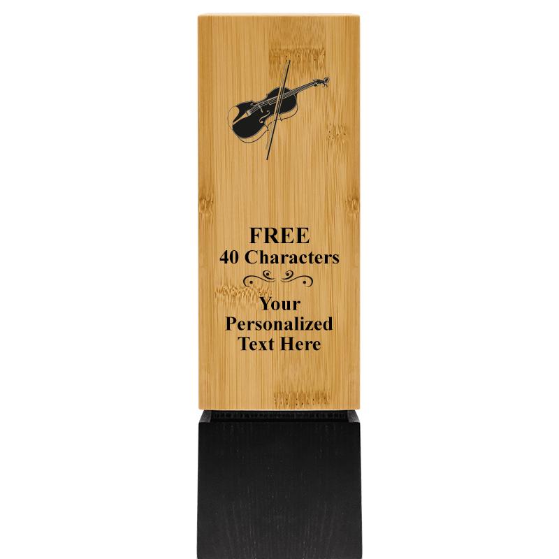 9.5" SUSTAINABLE WOOD TROPHY