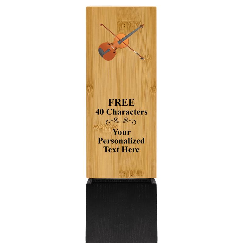 9.5" SUSTAINABLE WOOD TROPHY