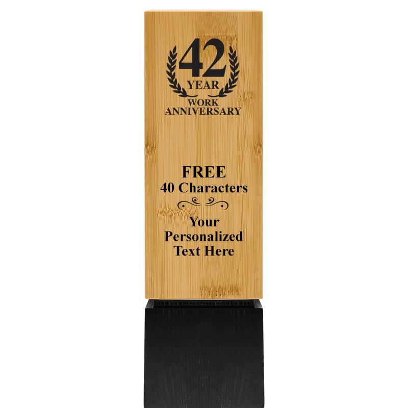 9.5" SUSTAINABLE WOOD TROPHY